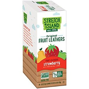Stretch Island Original Fruit Leather, Strawberry, 0.5-Ounce Strips (Pack of 30)