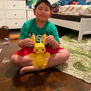 手工 LEGO pikachu 