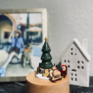 小清新🎄木质圣诞音乐盒🎵...