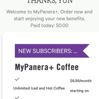 运通卡+Panera:半年免费咖啡或茶 ...
