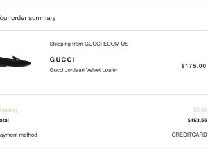 Gucci Velvet Loafer
