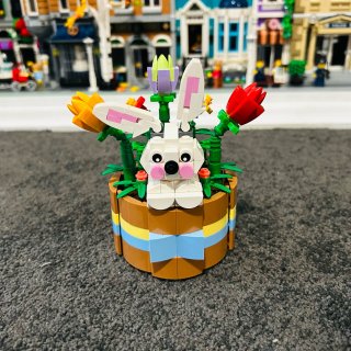 乐高春天系小赠品-Lego复活节小兔和花...