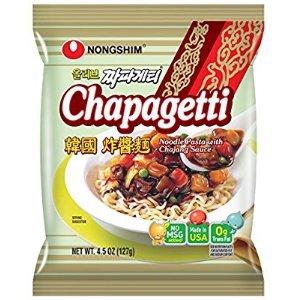 NongShim Chapagetti Chajang Noodle 4.5 Ounce Pack of 10
