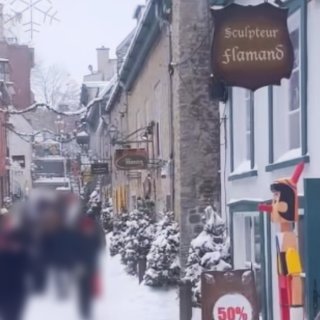 魁北克遊記｜舊城區 · 雪中的法式浪漫...