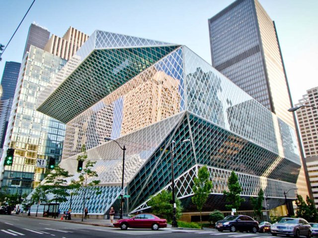 西雅图好店推荐5-西雅图公共图书馆