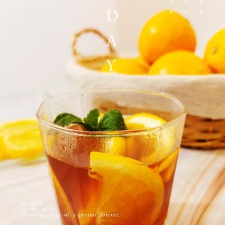 糖渍香橙热红茶🍊暖冬必备的简单热饮...