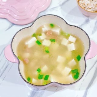 【不浪费挑战3⃣️】蘑菇火腿豆腐汤...