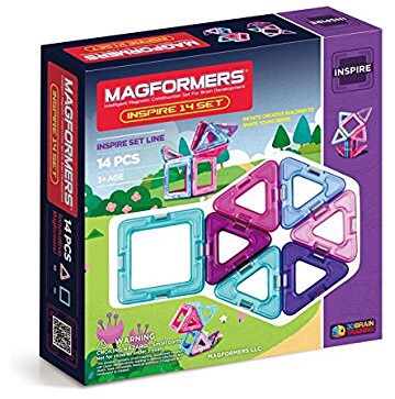 Magformers Inspire 3D磁性建筑玩具14片装