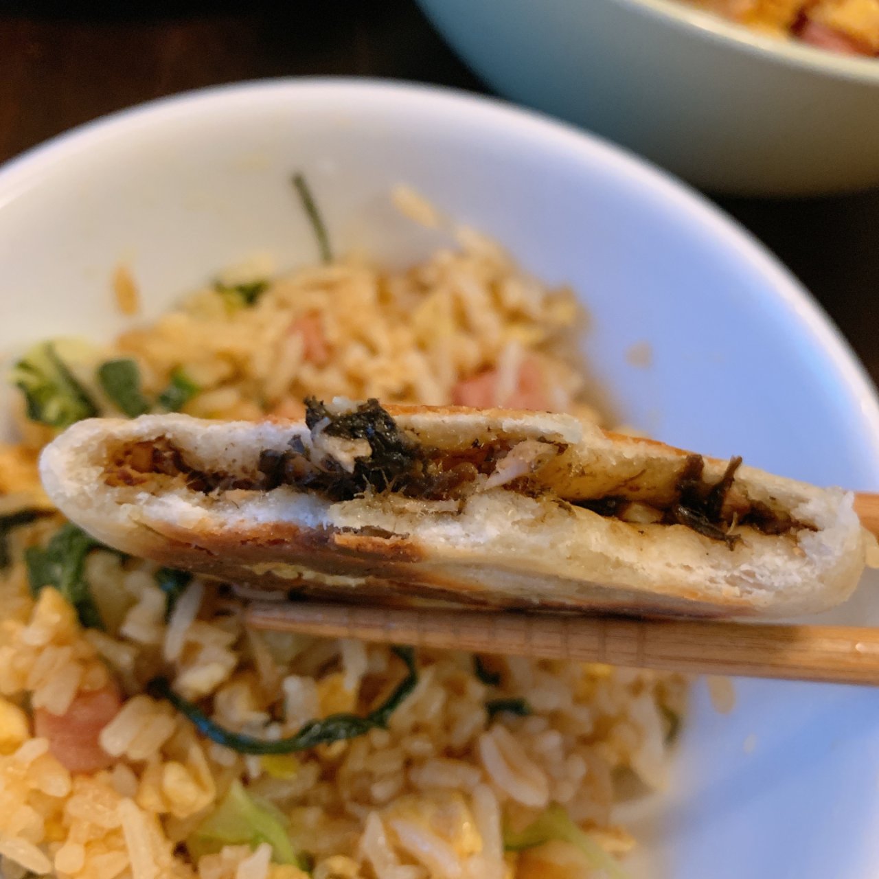梅干菜烧肉饼