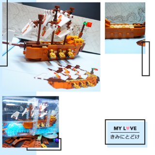 ❥微众测·美到炸裂的LEGO瓶中船🚢...