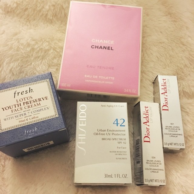 Chanel 香奈儿,Fresh 馥蕾诗,Shiseido 资生堂,Dior 迪奥