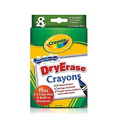 Crayola Dry-Erase Crayons,蜡笔 8个装