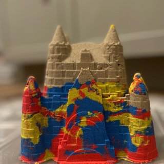 沙滩城堡模型 ｜Dollar Tree一...