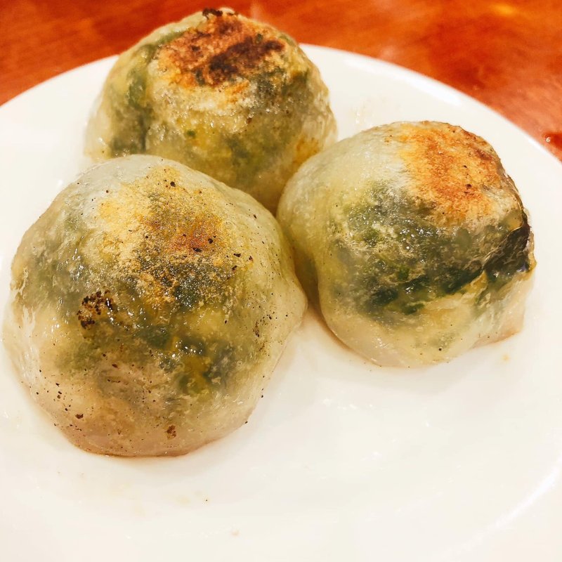 鲜虾韭菜饼