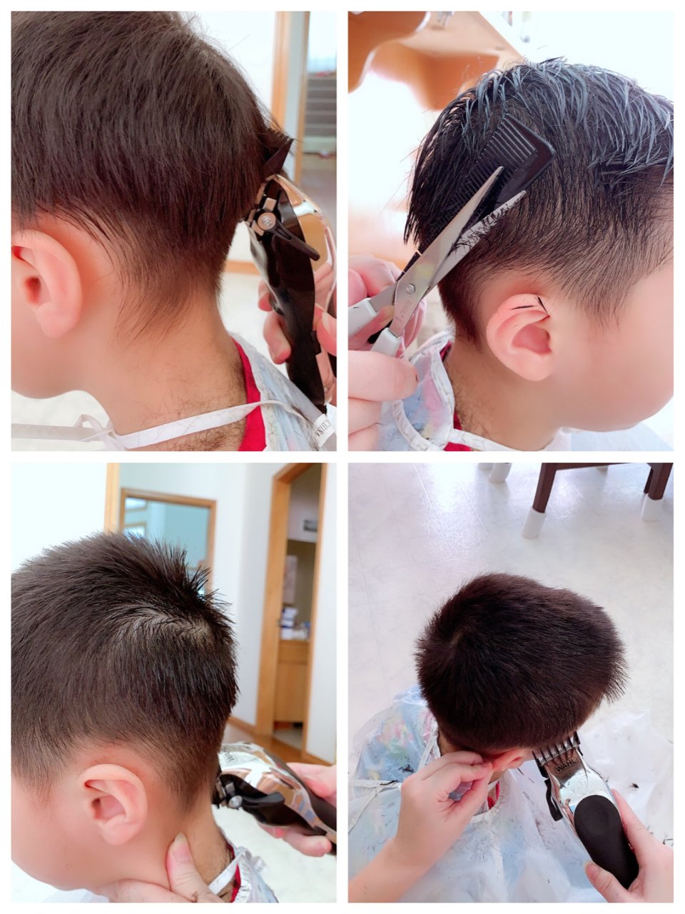 DIY～ 给小孩剪头发💇‍♂️...