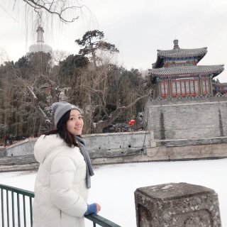 北京冬季第一场雪...