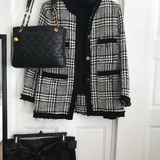 Zara,粗花呢,Zara,Chanel 香奈儿,复古包,皮裙,39.99美元