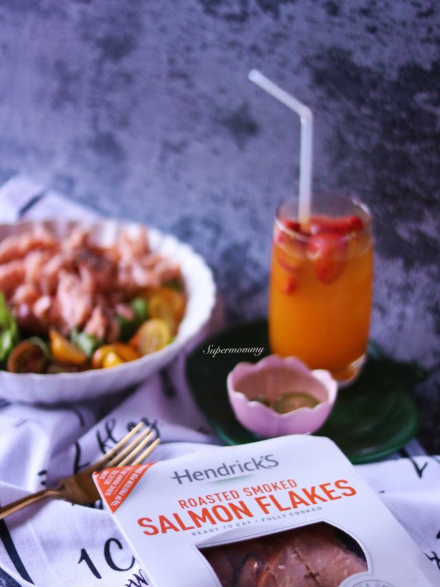 ❤️三文鱼沙拉这样做不腥超好吃+C...