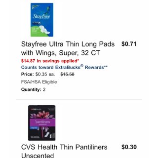 CVS,Stayfree