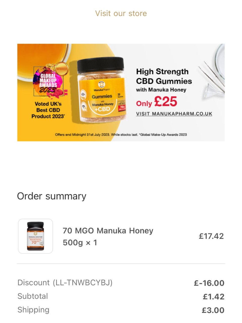 英国特产之麦努卡蜂蜜 | 1镑收70MG...