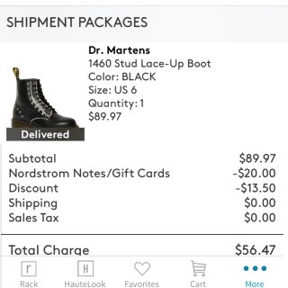 Dr.Martens 1460铆钉马丁靴...