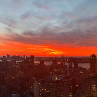 玩转纽约｜哈德逊河上的sunset...