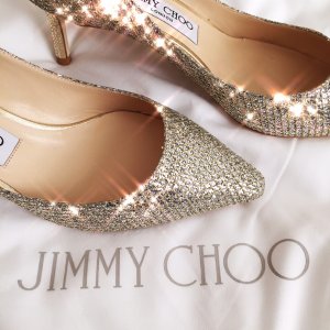 Jimmy Choo自带发光体的bling超吸睛美鞋💎