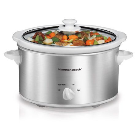 4 Quart Oval Kitchen Countertop Slow Cooker