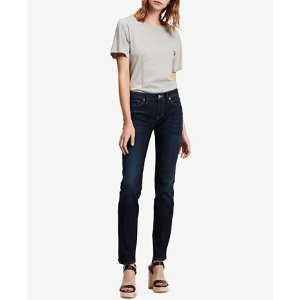 $34.99 Calvin Klein Jeans Straight-Leg Jeans - Jeans - Women - Macy s