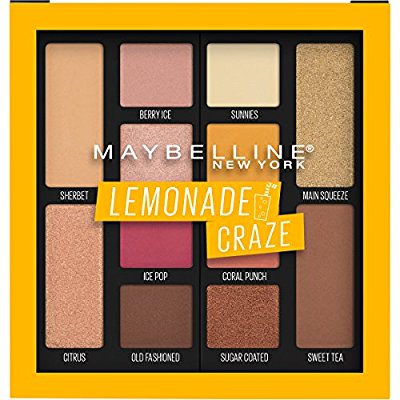 Maybelline New York Eyeshadow Palette Makeup, Lemonade Craze新任网红盘，Natasha Denona日落盘新平价代替
