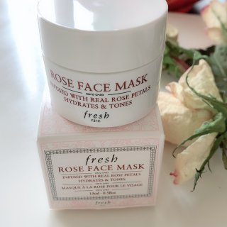 Fresh rose face mask
