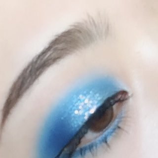 眼妆 | Colourpop Blue ...