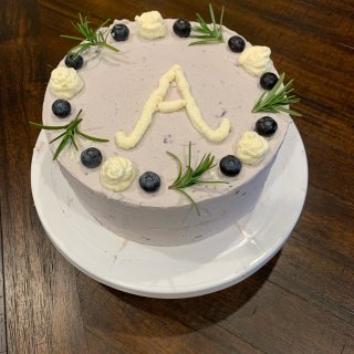 年度总结｜蓝莓白巧克力蛋糕...