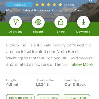 西雅图周边Trail推荐 - Littl...
