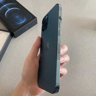 iphone12 pro max蓝色绝美...