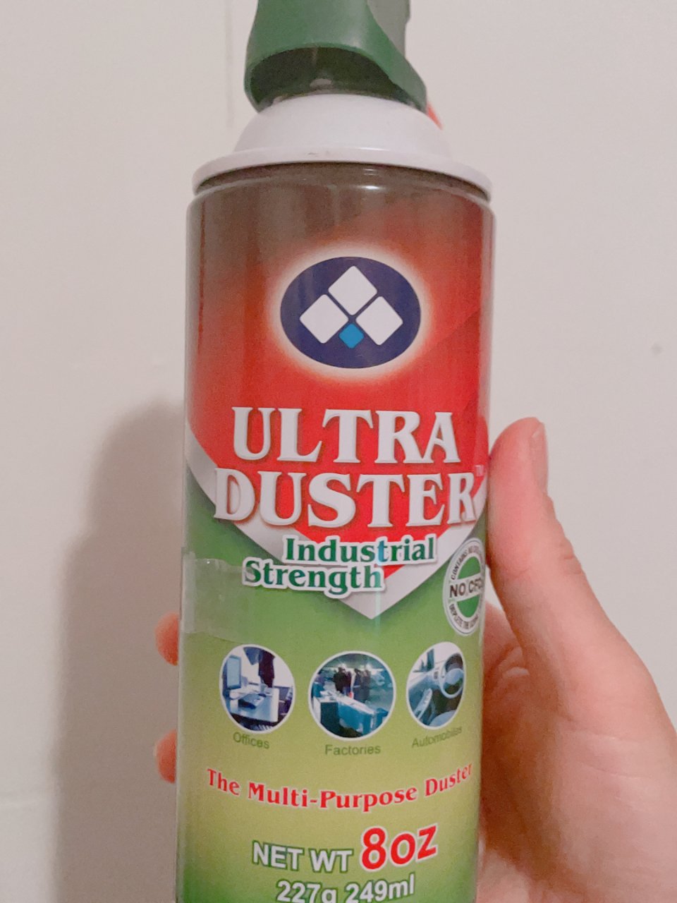 Ultra Duster 8 Oz. Industrial Strength Canned Condensed Air: Office Products