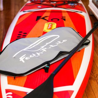 FEATH-R-LITE Inflatable Stand Up Paddle Board 11'6''x33''x6'' Ultra-Light (20.7lbs) SUP with Paddleboard Accessories,Fins,Adjustable Paddle, Pump,Backpack, Leash, Waterproof Phone Bag : Sports & Outdoors