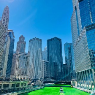 芝加哥半日遊｜綠河🍀咖啡包🍞鬆餅🥞...