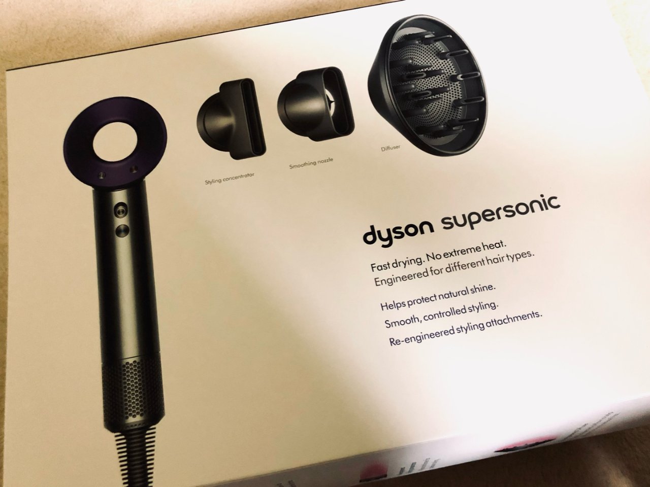 Dyson 戴森,Dyson Supersonic Hair Dryer Iron/Iron/Fuchsia 386727-01 - Best Buy