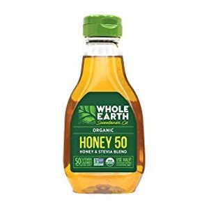 Whole Earth Sweetener Organic Honey & Stevia Blend Low-Calorie 12-Ounce