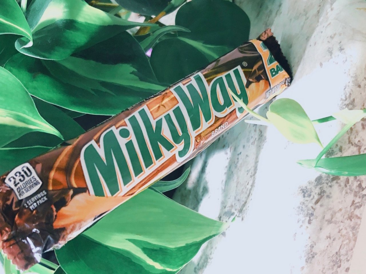Milky way巧克力棒...