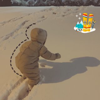 Bon point雪服，做雪地里的小海星...