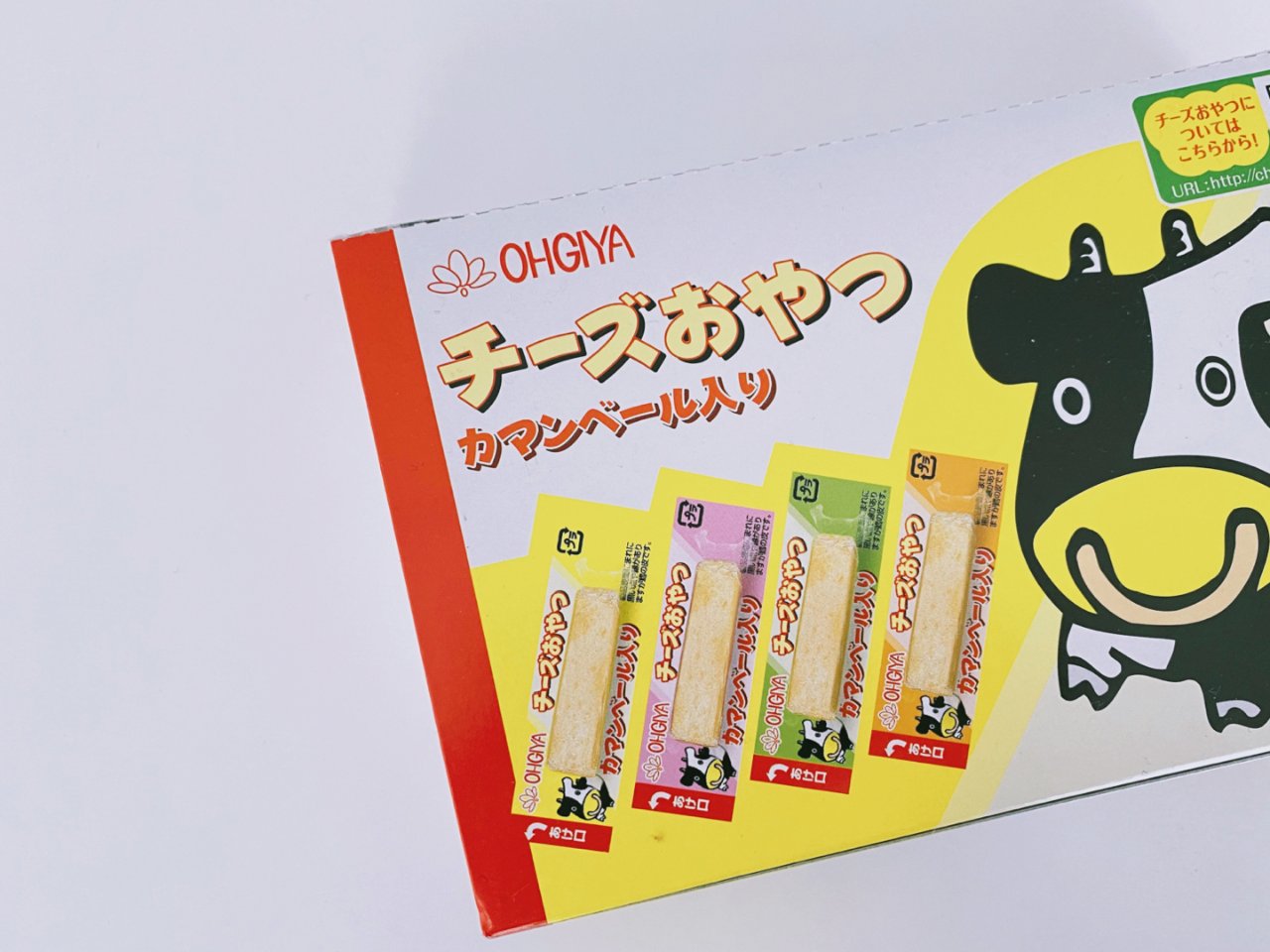 【补钙能量条】【小朋友超爱】日本OHGIYA扇屋 高钙芝士鳕鱼奶酪条 48枚入 整盒装 - 亚米网