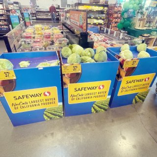 晒健康—北加Safeway低价圆白菜和粉...
