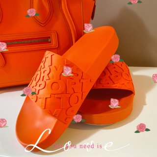 包包鞋子一个色——橘色...