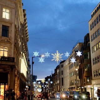 伦敦摄政街圣诞点灯🎄...