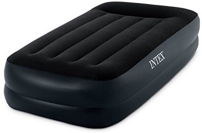 Intex Pillow Rest Raised Airbed with Built-in Pillow and Electric Pump 自动充气气垫床 twin size
