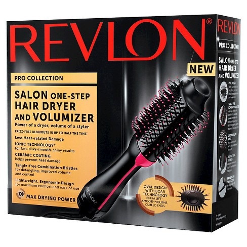 好评如潮的露华浓干发造型梳Revlon® Oval One-Step Hair Dryer & Volumizing Styler : Target