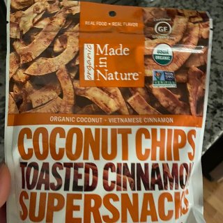 Organic Coconut Chips, Toasted Cinnamon Supersnacks, 3 oz (85 g) - iHerb