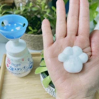 可爱！还有谁没玩过这个3D猫爪状泡沫洗手...